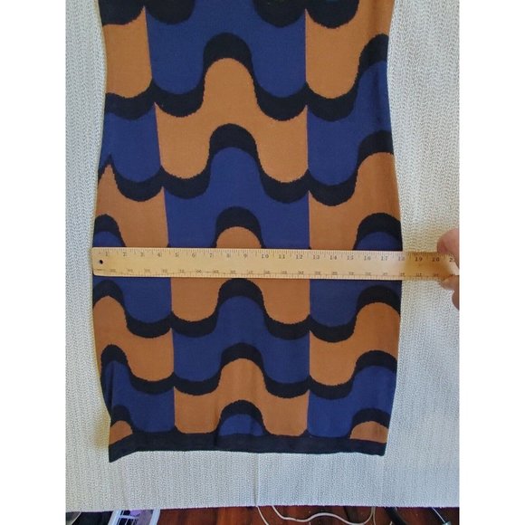 Boden Abigail Retro Print Tunic Dress Knee Length  Groovy Mod 70s Size 4 Long - Picture 10 of 11